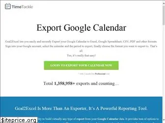 gcal2excel.com