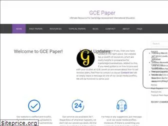 gcepaper.com