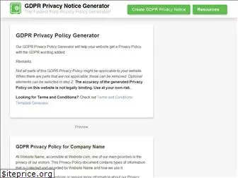 gdprprivacynotice.com