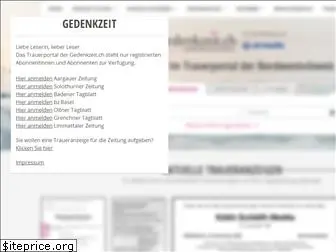 gedenkzeit.ch