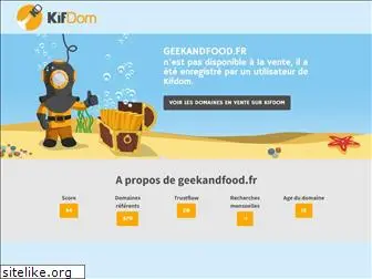 www.geekandfood.fr