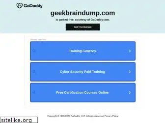 geekbraindump.com
