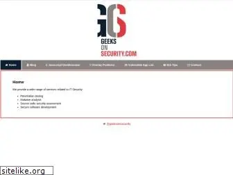 geeksonsecurity.com