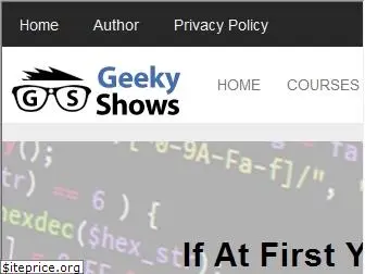 geekyshows.com