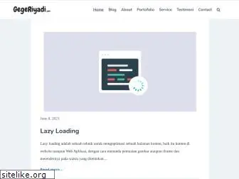 gegeriyadi.com