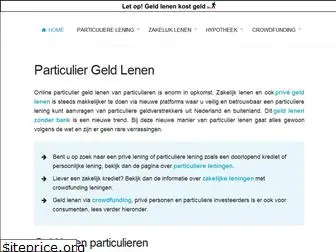 www.geldleningvanparticulier.nl