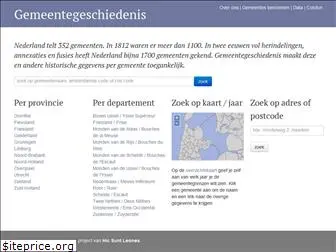 gemeentegeschiedenis.nl