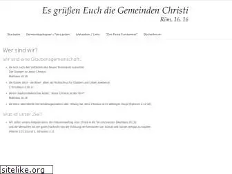 gemeinde-christi.de