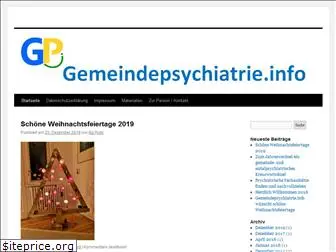 gemeindepsychiatrie.info