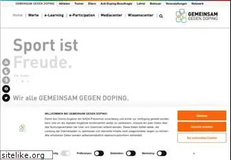 gemeinsam-gegen-doping.de