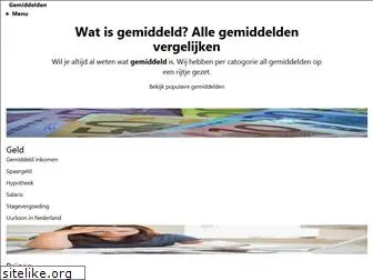 www.gemiddelden.nl