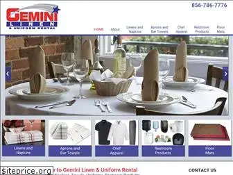 geminilinenrental.com