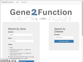 gene2function.org