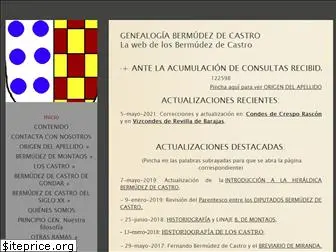 genealogiabermudezdecastro.es