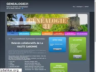 genealogie31.fr