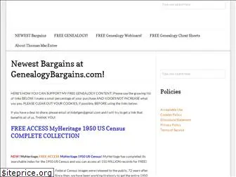 www.genealogybargains.com