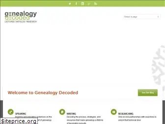 genealogydecoded.com