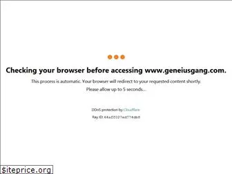 geneiusgang.com