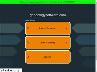 geneologysoftware.com