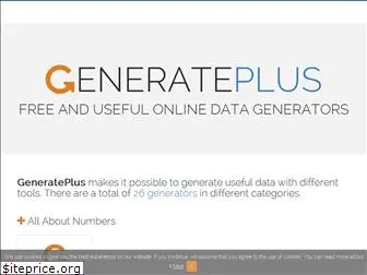 generate.plus