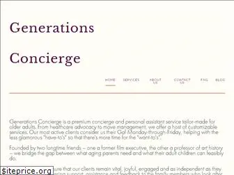 generationsconcierge.com