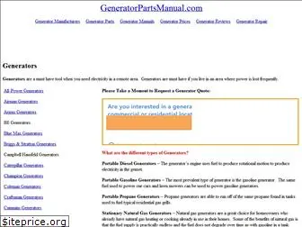 generatorpartsmanual.com
