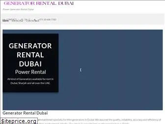 generatorrentaldubai.com