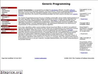 generic-programming.org