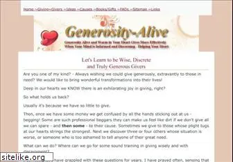 generosity-alive.org