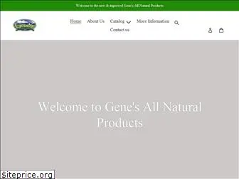 genesallnaturalproducts.com