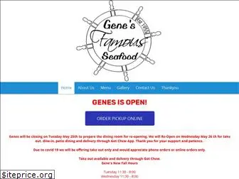 genesfamousseafood.com