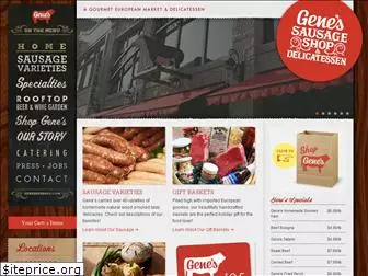 genessausage.com