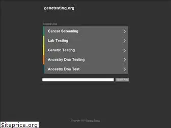 genetesting.org