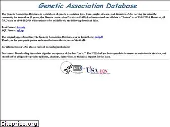 geneticassociationdb.nih.gov