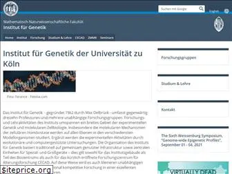 genetik.uni-koeln.de