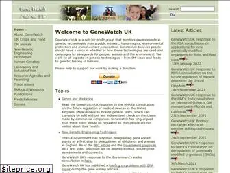 genewatch.org