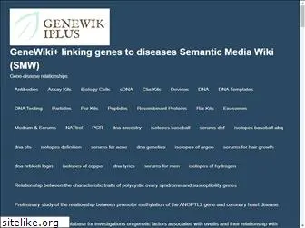 genewikiplus.org