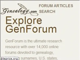 genforum.genealogy.com