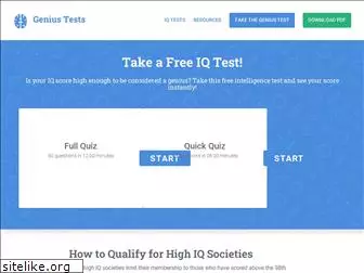 geniusiqtest.com