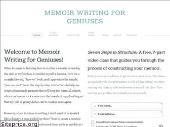 geniusmemoirwriting.com