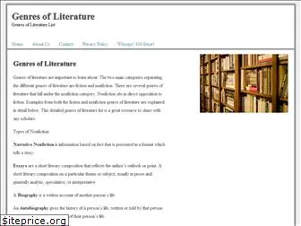 genresofliterature.com