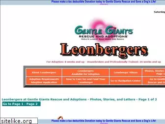 gentlegiantsrescue-leonbergers.com