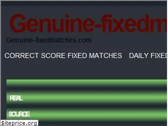 genuine-fixedmatches.com