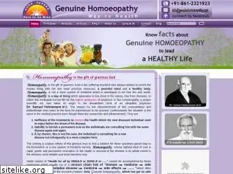 genuinehomoeopathy.com