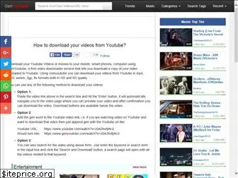 Top 51 Similar websites like genyoutube.net and alternatives