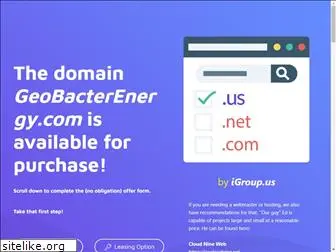 geobacterenergy.com