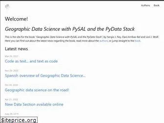 geographicdata.science