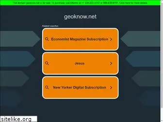 geoknow.net