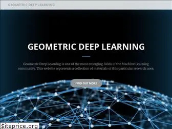 geometricdeeplearning.com