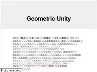 geometricunity.org